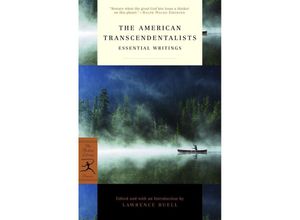 9780812975093 - The American Transcendentalists - Ralph Waldo Emerson Henry David Thoreau Margaret Fuller Nathaniel Hawthorne Kartoniert (TB)