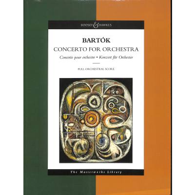 9780851621890 - Concerto for Orchestra   Konzert für Orchester Studienpartitur - Konzert Kartoniert (TB)