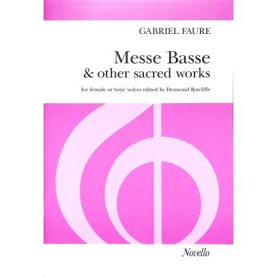 9780853602095 - Messe basse + other sacred works