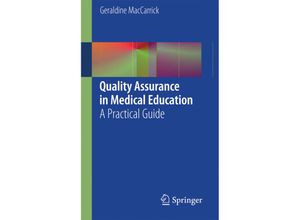 9780857297129 - Quality Assurance in Medical Education - Geraldine MacCarrick Kartoniert (TB)