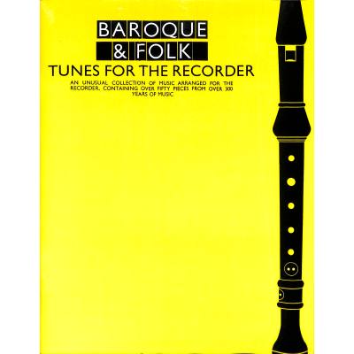 9780860012757 - Baroque + Folk - tunes for the recorder