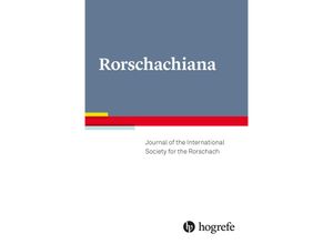 9780889375628 - Yearbook of the International Rorschach Society   vol 39   Rorschachiana - Sadegh Nashat Gebunden