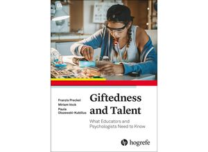 9780889376274 - Giftedness and Talent - Franzis Preckel Miriam Vock Paula Olszewski-Kubilius Kartoniert (TB)