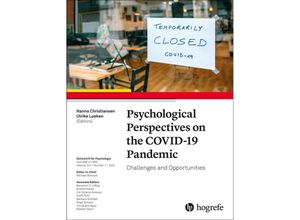 9780889376342 - Psychological Perspectives on the COVID-19 Pandemic