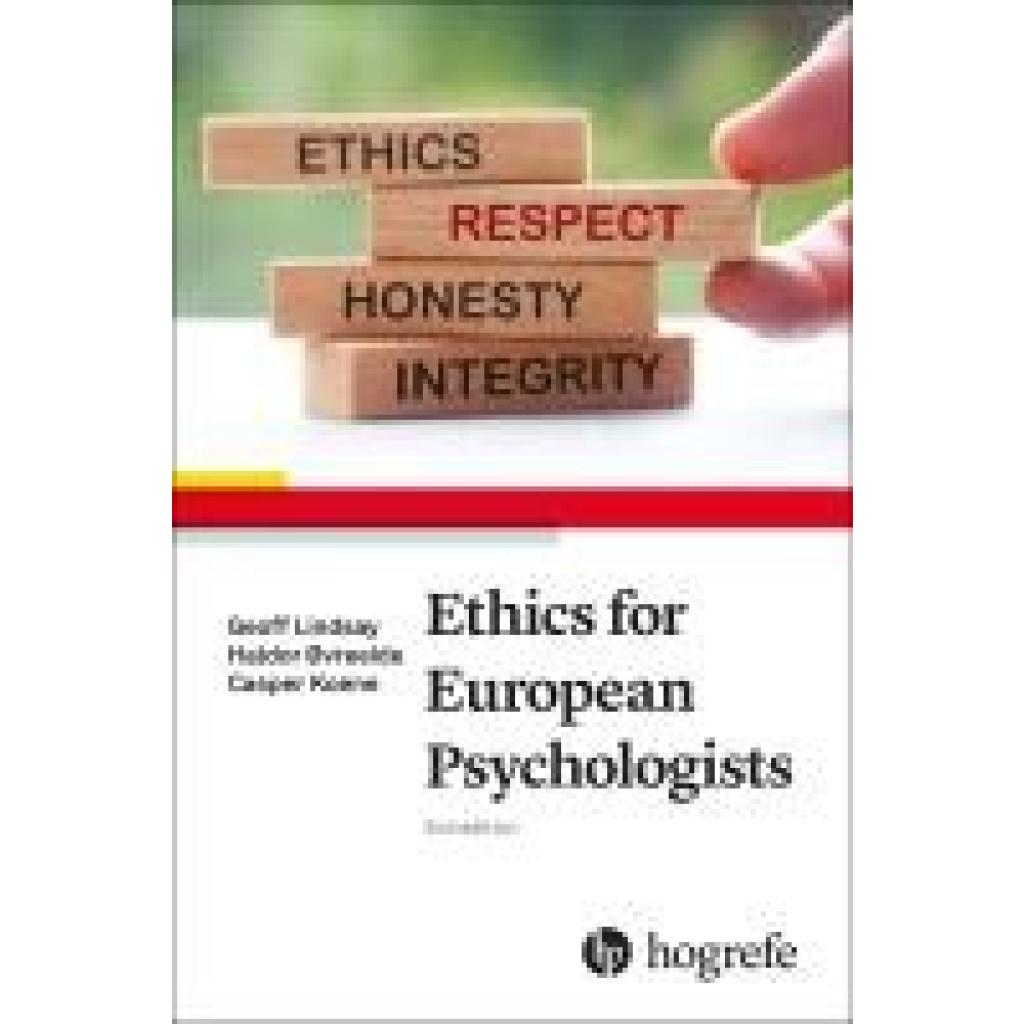 9780889376373 - Lindsay Geoff Ethics for European Psychologists