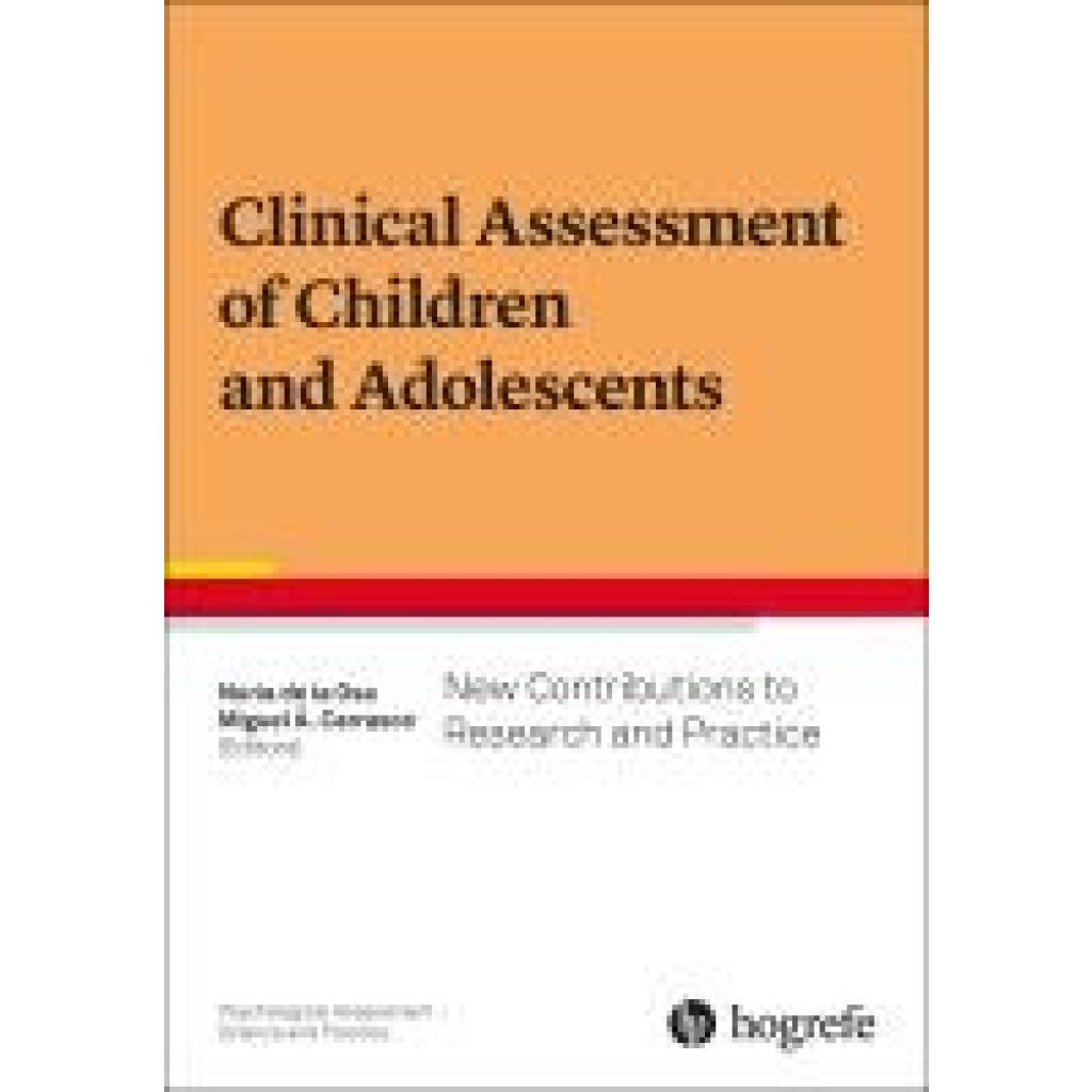 9780889376434 - Clinical Assessment of Children and Adolescents