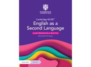 9781009300247 - Cambridge IGCSE(TM) English as a Second Language Exam Preparation and Practice with Digital Access (2 Years) - Katia Carter Tim Carter Kartoniert (TB)