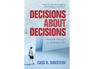 9781009400466 - Decisions about Decisions - Cass R Sunstein Gebunden