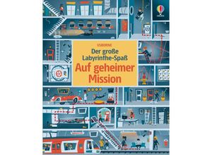 9781035700219 - Usborne Labyrinthe-Bücher   Der große Labyrinthe-Spaß Auf geheimer Mission - Sam Smith Kartoniert (TB)