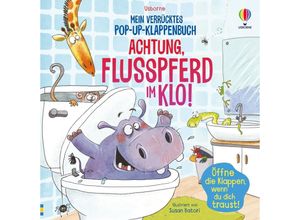 9781035700325 - Meine-verrückten-Pop-up-Klappenbücher   Mein verrücktes Pop-up-Klappenbuch Achtung Flusspferd im Klo! - Sam Taplin Gebunden