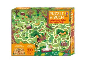 9781035700745 - Puzzle-und-Buch-Reihe - Puzzle & Buch Labyrinthe-Reise durch den Wald