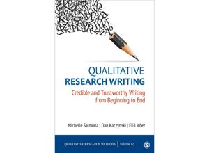 9781071818107 - Qualitative Research Writing - Michelle Salmona Dan Kaczynski Eli Lieber Taschenbuch