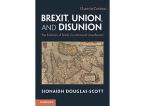 9781108795340 - Brexit Union and Disunion - Sionaidh Douglas-Scott Taschenbuch