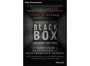 9781118362419 - Inside the Black Box - Rishi K Narang Gebunden