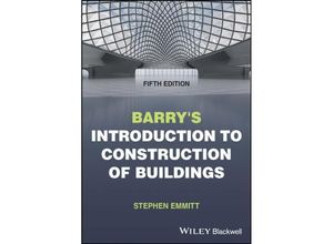 9781119730996 - Barrys Introduction to Construction of Buildings - Stephen Emmitt Kartoniert (TB)