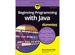 9781119806912 - Beginning Programming with Java For Dummies - Barry Burd Kartoniert (TB)