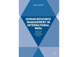 9781137573056 - Human Resource Management in International NGOs - Carol Brunt Gebunden