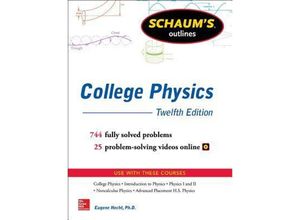 9781259587399 - Schaums Outline of College Physics Twelfth Edition - Eugene Hecht Kartoniert (TB)