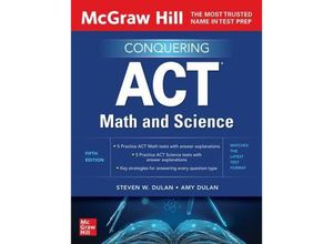 9781265140908 - McGraw Hill Conquering ACT Math and Science Fifth Edition - Steven W Dulan Amy Dulan Kartoniert (TB)