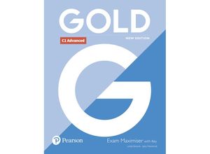 9781292202181 - Gold C1 Advanced New Edition Exam Maximiser with Key - Lynda Edwards Jacky Newbrook Kartoniert (TB)