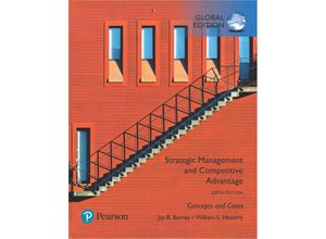 9781292258041 - Strategic Management and Competitive Advantage Concepts and Cases Global Edition - William S Hesterly Jay B Barney Kartoniert (TB)