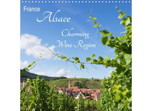 9781325622955 - France Alsace - Charming Wine Region (Wall Calendar 2021 300 × 300 mm Square)