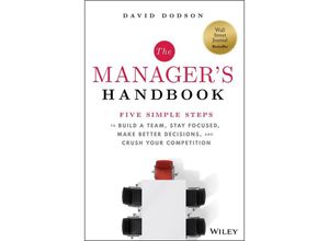 9781394174072 - The Managers Handbook - David Dodson Gebunden