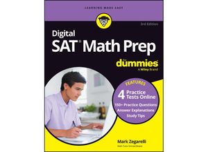 9781394207381 - Digital SAT Math Prep For Dummies - Mark Zegarelli Kartoniert (TB)