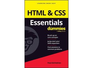 9781394262908 - HTML & CSS Essentials For Dummies - Paul McFedries Kartoniert (TB)