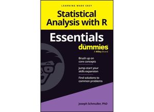 9781394263424 - Statistical Analysis with R Essentials For Dummies - Joseph Schmuller Kartoniert (TB)