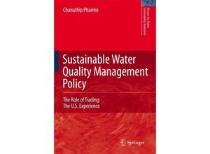 9781402058622 - Sustainable Water Quality Management Policy - C Pharino Gebunden