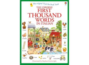 9781409566144 - First Thousand Words in Italian - Heather Amery Kartoniert (TB)