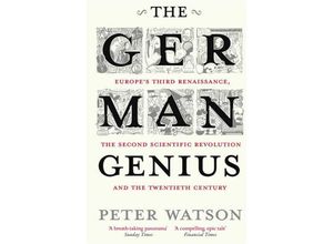 9781416526155 - The German Genius - Peter Watson Kartoniert (TB)