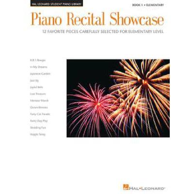 9781423456612 - Piano recital showcase 1