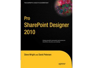 9781430236177 - Pro SharePoint Designer 2010 - Steve Wright David Petersen Kartoniert (TB)