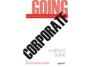 9781430237013 - Going Corporate - Shailendra Kadre Kartoniert (TB)