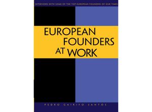 9781430239062 - European Founders at Work - Pedro Gairifo Santos Kartoniert (TB)