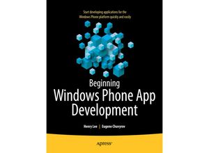 9781430241348 - Beginning Windows Phone App Development - Henry Lee Eugene Chuvyrov Kartoniert (TB)