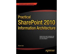 9781430241768 - Practical SharePoint 2010 Information Architecture - Ruven Gotz Kartoniert (TB)