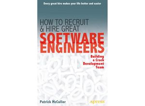 9781430249177 - How to Recruit and Hire Great Software Engineers - Patrick McCuller Kartoniert (TB)