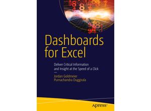 9781430249443 - Dashboards for Excel - Jordan Goldmeier Purnachandra Duggirala Kartoniert (TB)