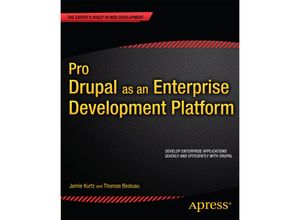 9781430260042 - Pro Drupal as an Enterprise Development Platform - Jamie Kurtz Thomas Besluau Kartoniert (TB)