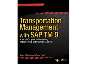 9781430260257 - Transportation Management with SAP TM 9 - Jayant Daithankar Tejkumar Pandit Kartoniert (TB)