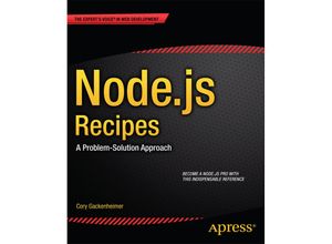 9781430260585 - Nodejs Recipes - Cory Gackenheimer Kartoniert (TB)