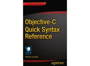 9781430264873 - Objective-C Quick Syntax Reference - Matthew Campbell Kartoniert (TB)