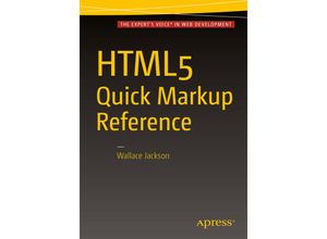 9781430265351 - HTML5 Quick Markup Reference - Wallace Jackson Kartoniert (TB)