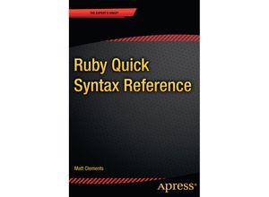 9781430265689 - Ruby Quick Syntax Reference - Matt Clements Kartoniert (TB)