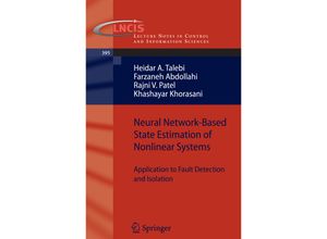 9781441914378 - Neural Network-Based State Estimation of Nonlinear Systems - Heidar A Talebi Farzaneh Abdollahi Rajni V Patel Khashayar Khorasani Kartoniert (TB)