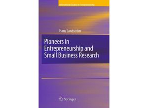 9781441916785 - Pioneers in Entrepreneurship and Small Business Research - H Landstrom Kartoniert (TB)