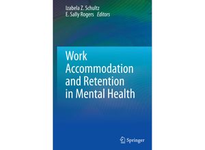 9781441967558 - Work Accommodation and Retention in Mental Health Kartoniert (TB)